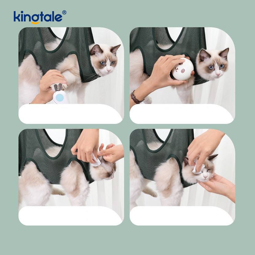 Husdjursvård Hängmatta med nagelklippare/nagelklippare/skötsax