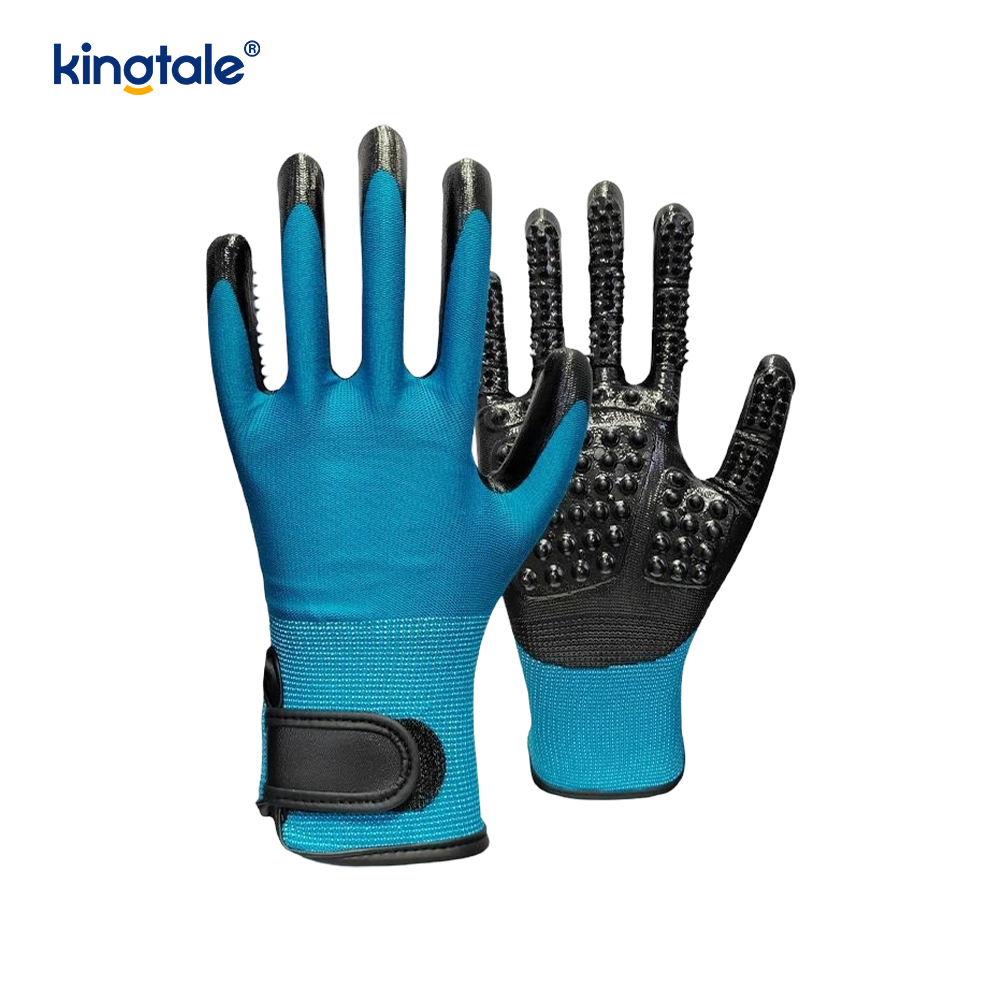 Pet Hair Remover Glove Gentle Pet Grooming Glove Borste Avlägsningshandske