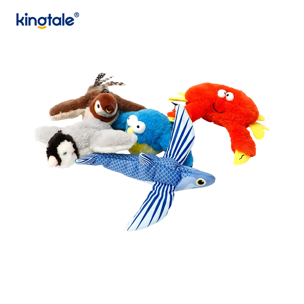 Simulerad Sparrow Pet Plyschleksak för alla raser Cat Kicker Catnip Toys Sparrow