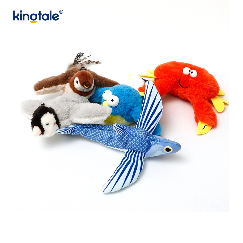 Simulerad Sparrow Pet Plyschleksak för alla raser Cat Kicker Catnip Toys Sparrow