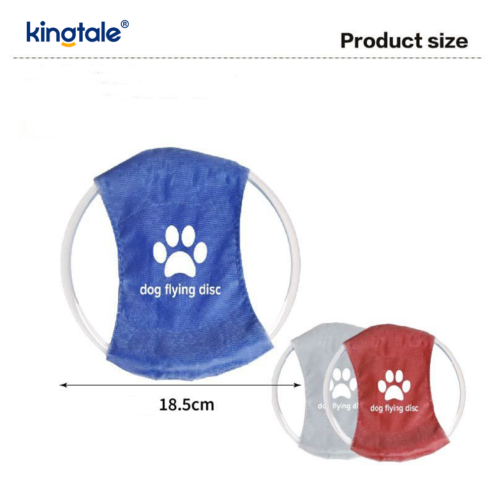 Pet Light-Up Frisbee High Visibility Lighted Pet Training Kasta Spela för träning
