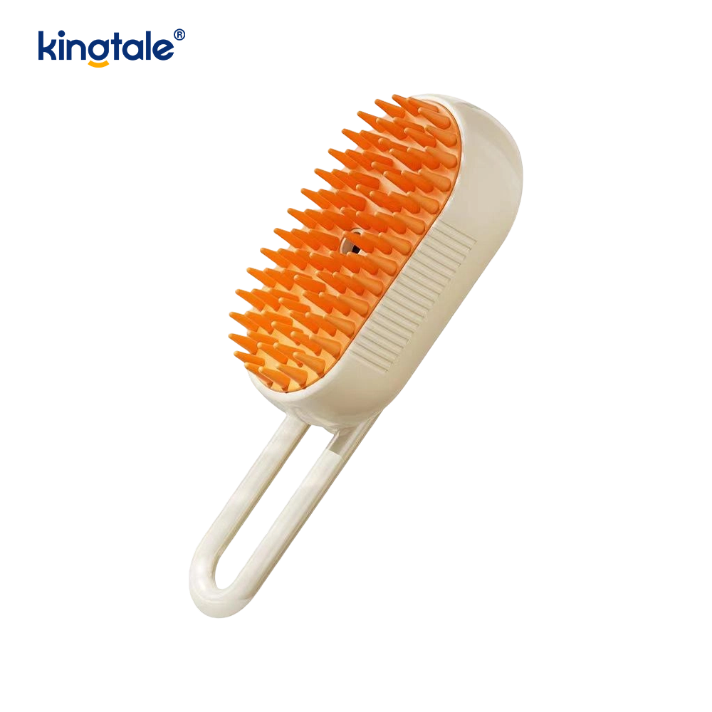 Cat Steam Brush 3 In 1 Steamy Pet Brush Silikonmassage Dog Hair Remover Kam