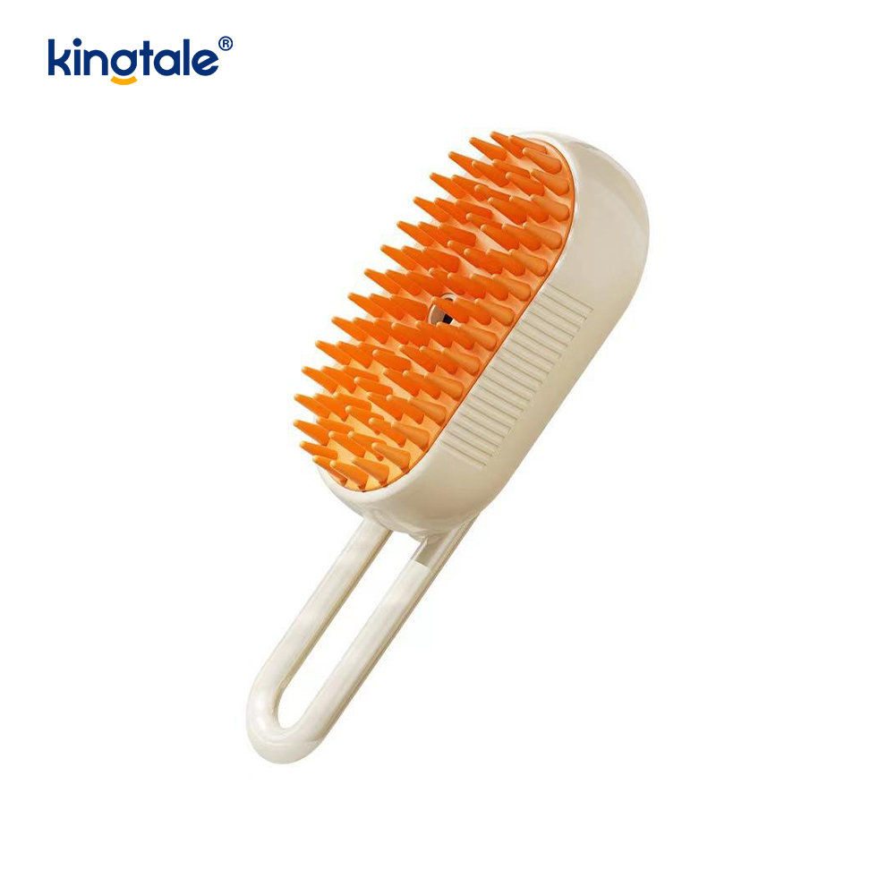 Cat Steam Brush 3 In 1 Steamy Pet Brush Silikonmassage Dog Hair Remover Kam