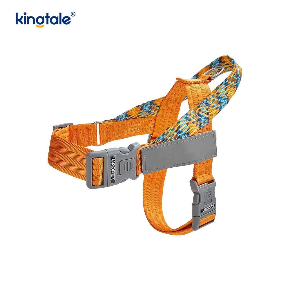 Utvecklad Braid Nylon Webbing Highlight Reflexive Dog Sele