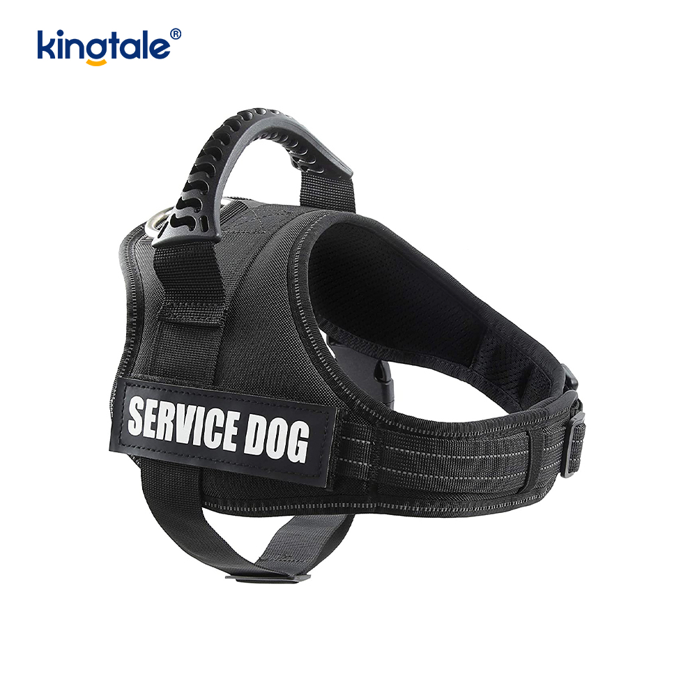 No Pull Reflekterande Designer Hundsele Solid Nylon Rep Hundkoppel