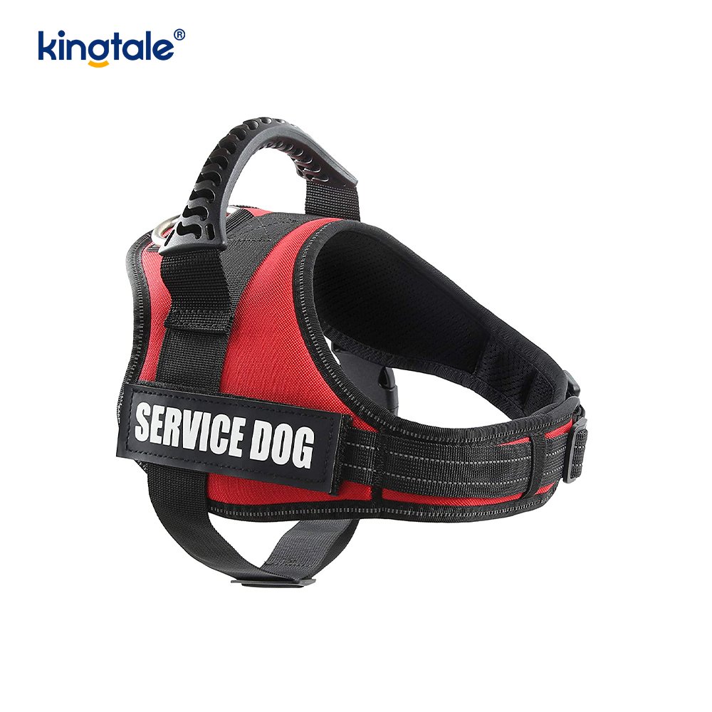 No Pull Reflekterande Designer Hundsele Solid Nylon Rep Hundkoppel
