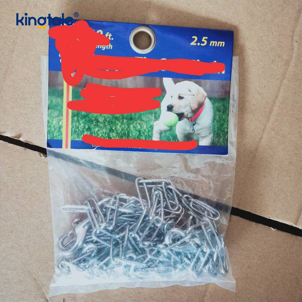 Pet Pinch Choke Halsband Kolstål Metal Prong Dog Training Halsband
