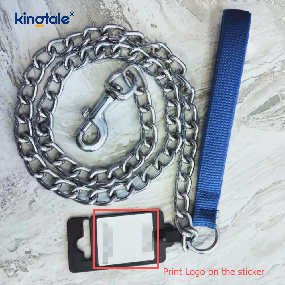 Custom Metal Heavy Duty Hundkedjeledning med skumhandtag för hundar