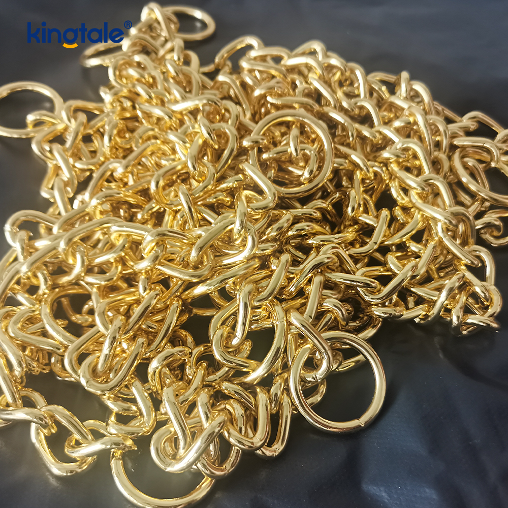 Metal Training Dog Choke Halsband Slip P Chain Tung kedja för hundar