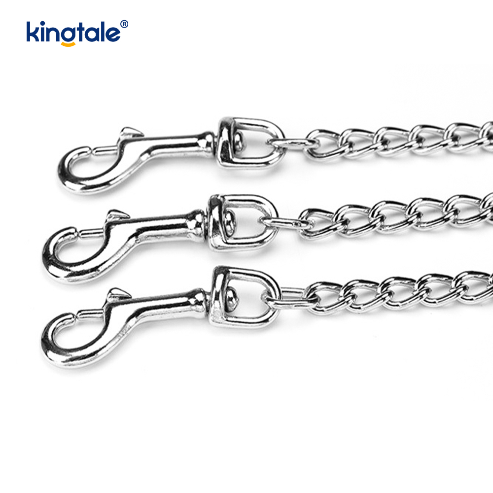 Custom Metal Heavy Duty Hundkedjeledning med skumhandtag för hundar
