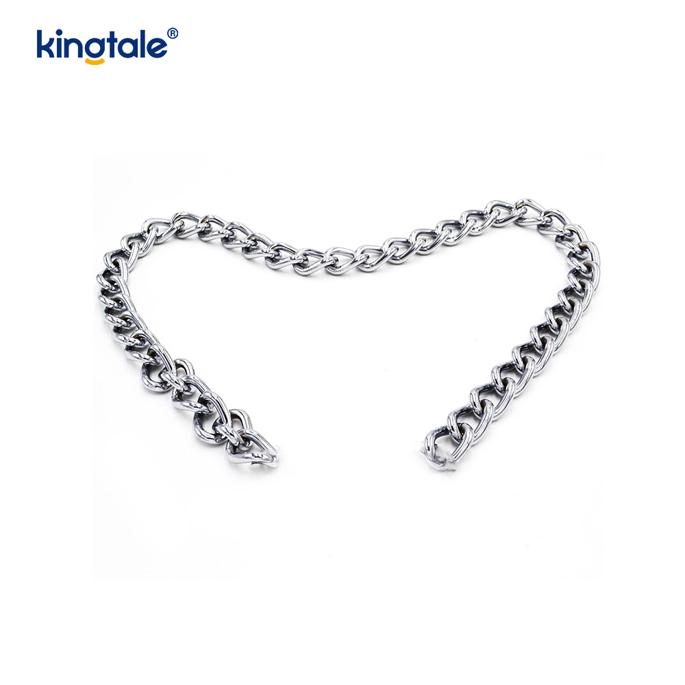 Metal Training Dog Choke Halsband Slip P Chain Tung kedja för hundar