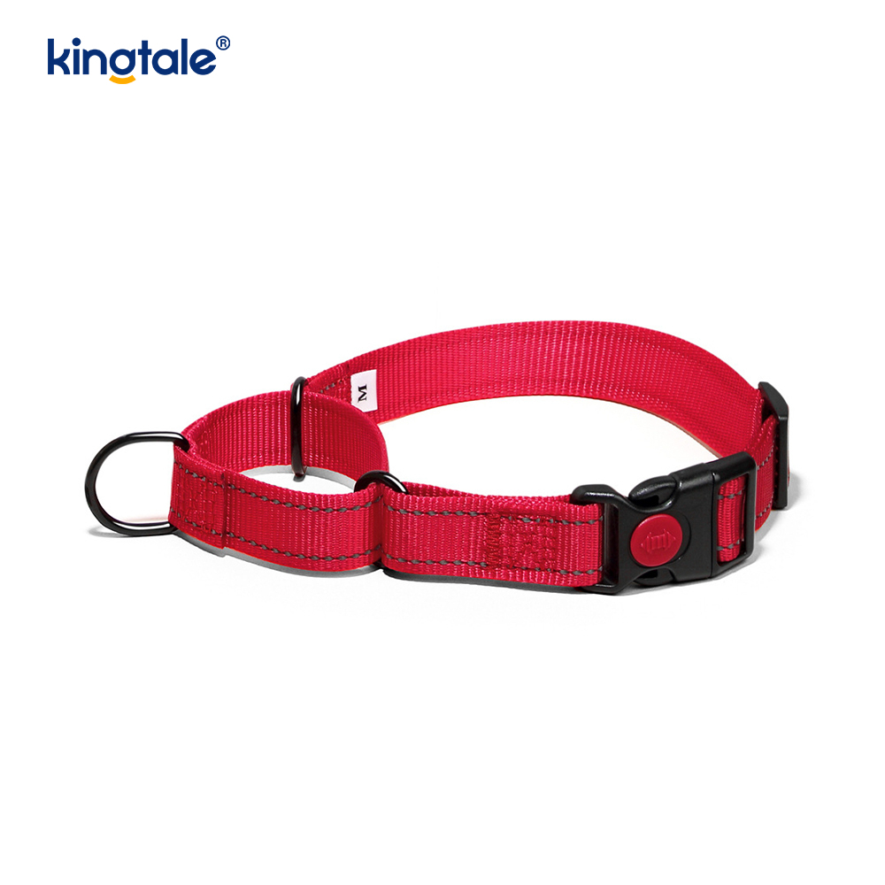 No Pull Reflekterande Justerbar Nylon Martingale Hundhalsband För S M A L L Hundar