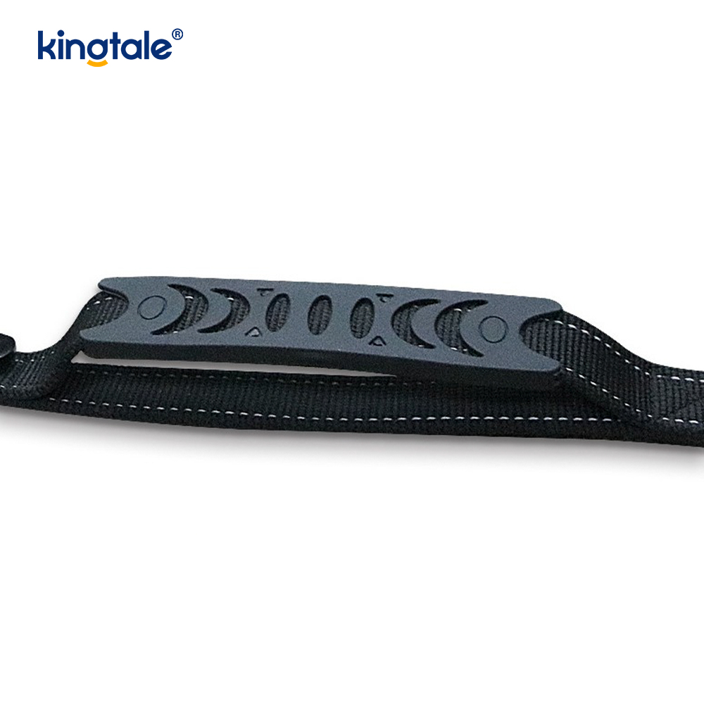 Reflekterande No Pull Heavy Duty Taktisk Hundhalsband koppel Bungee Leash