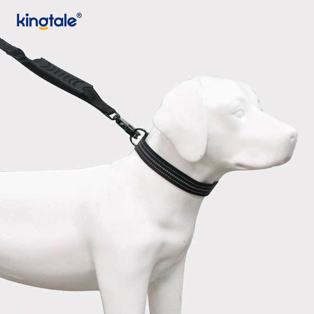 Reflekterande No Pull Heavy Duty Taktisk Hundhalsband koppel Bungee Leash