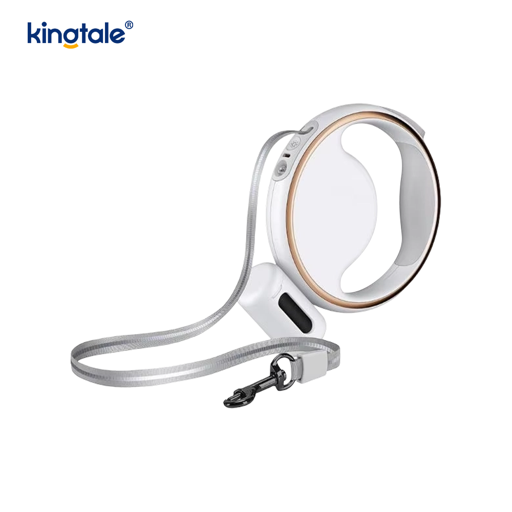 Enkel modern ledbelysning Automatisk indragbar hundhalsband i nylon