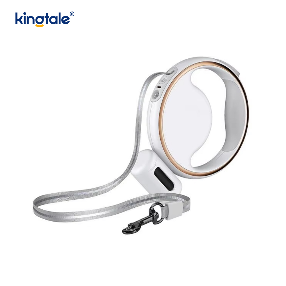 Enkel modern ledbelysning Automatisk indragbar hundhalsband i nylon
