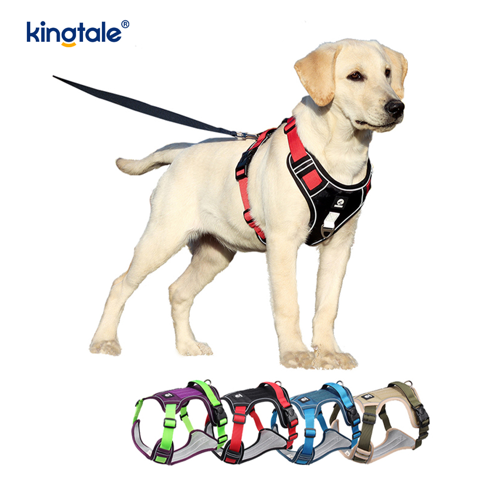 Nylonnit Reflekterande Justerbar Andas Sport Hund Husdjur Sele