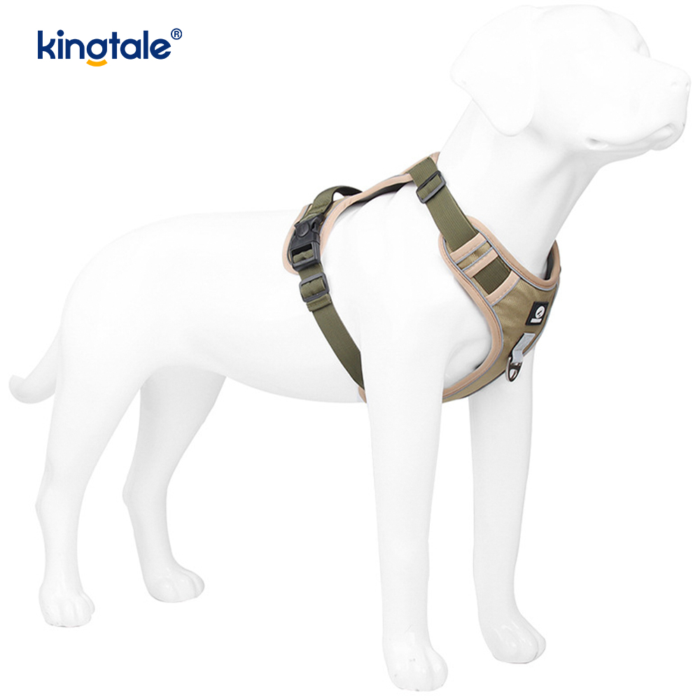 Nylonnit Reflekterande Justerbar Andas Sport Hund Husdjur Sele