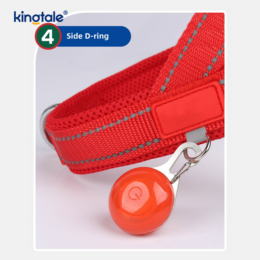 Anpassad grossist justerbar nylon reflekterande hund sele minst set