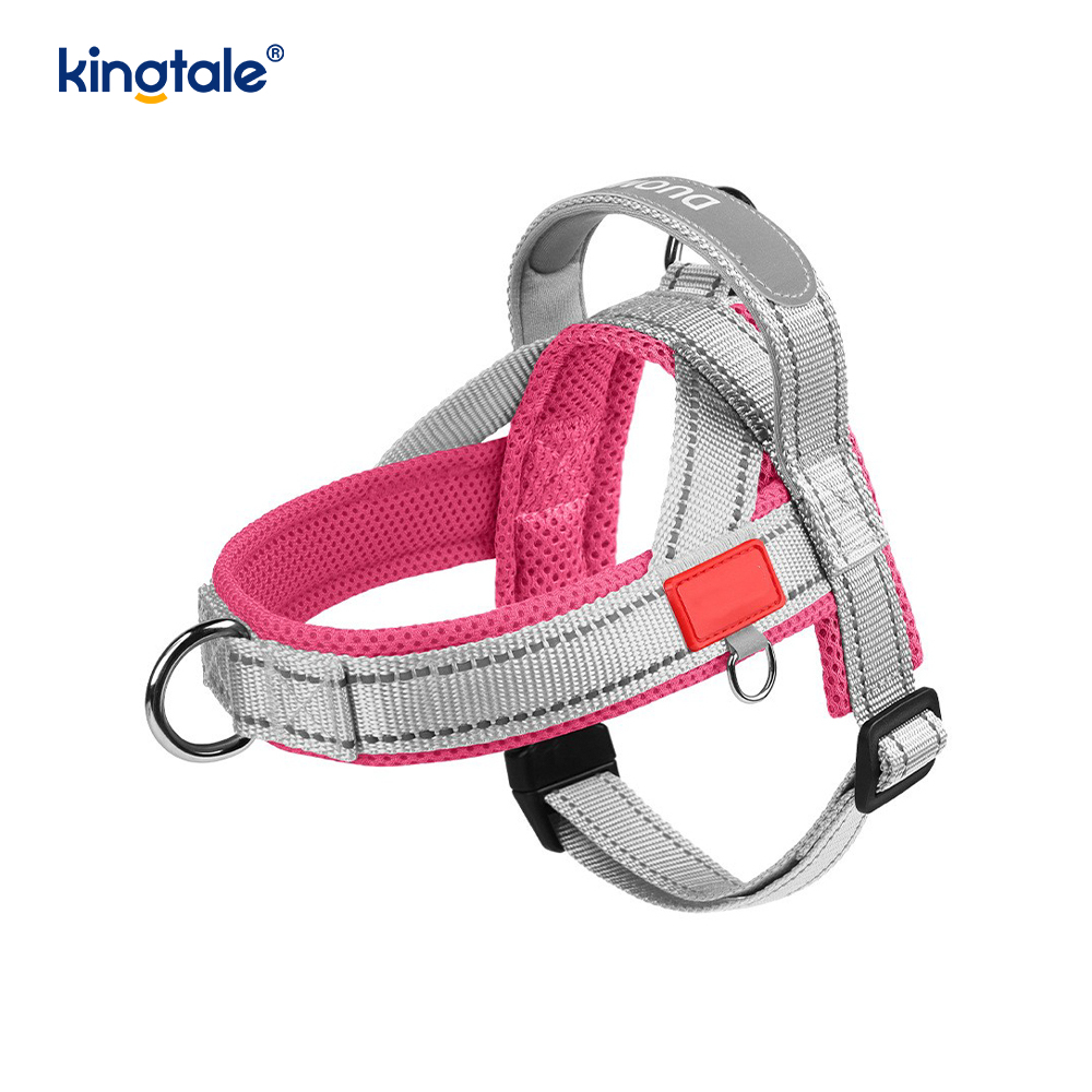 Anpassad grossist justerbar nylon reflekterande hund sele minst set