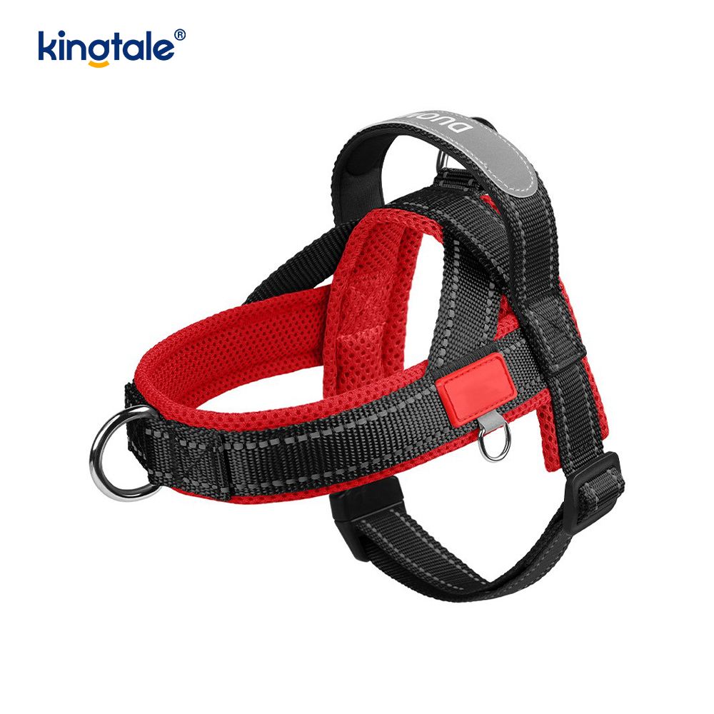 Anpassad grossist justerbar nylon reflekterande hund sele minst set