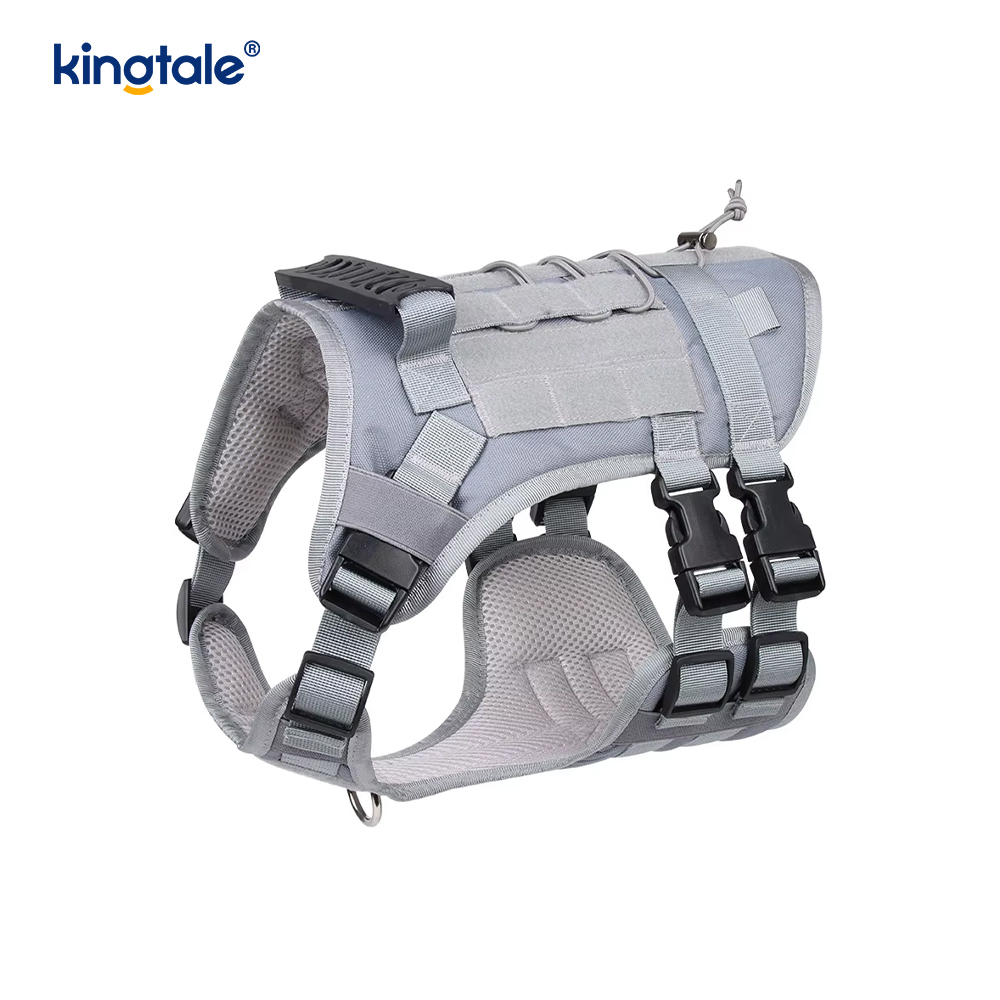 Skräddarsydd Heavy Duty Large Vest Mesh Andningsbar justerbar hundsele