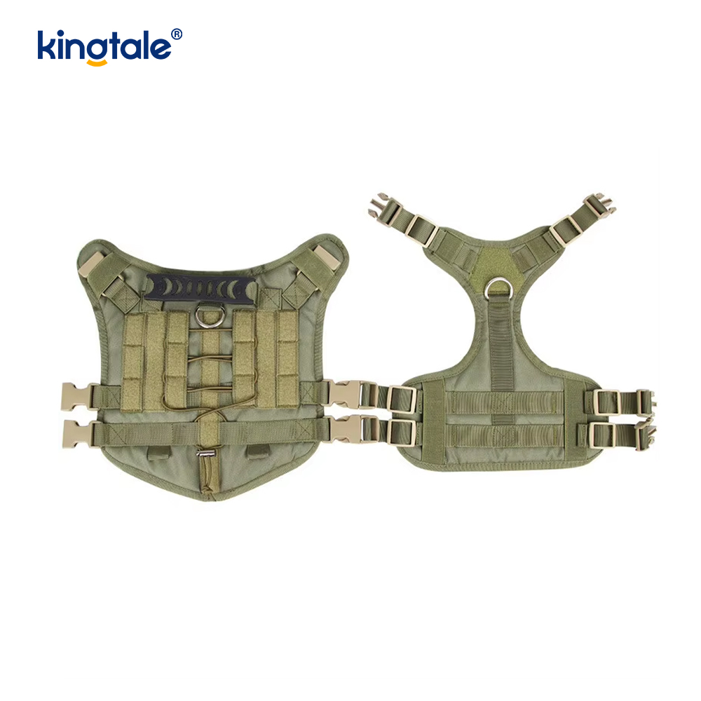 Skräddarsydd Heavy Duty Large Vest Mesh Andningsbar justerbar hundsele