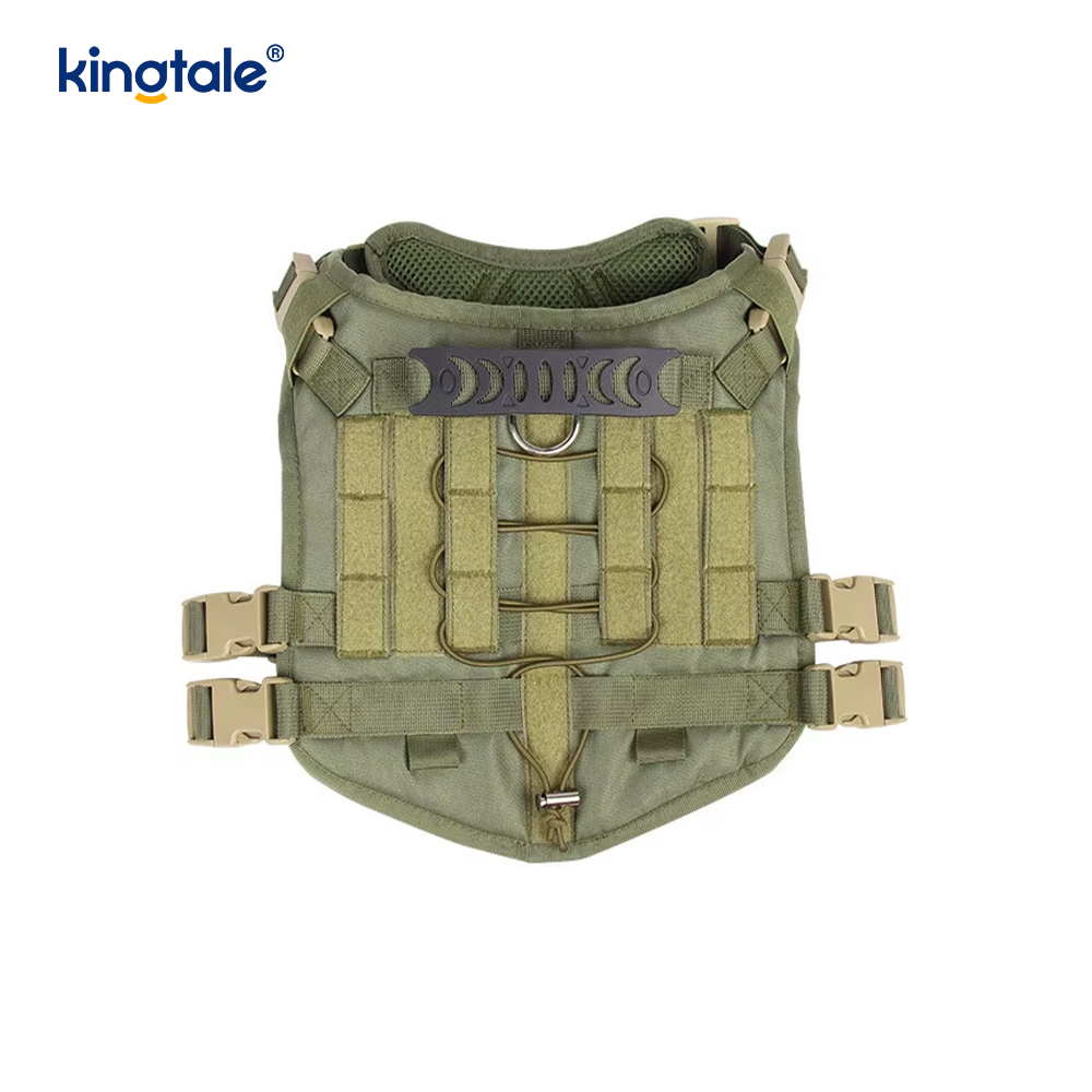 Skräddarsydd Heavy Duty Large Vest Mesh Andningsbar justerbar hundsele