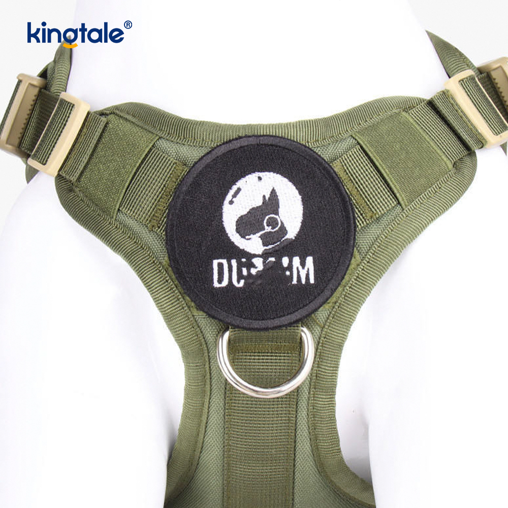 Skräddarsydd Heavy Duty Large Vest Mesh Andningsbar justerbar hundsele