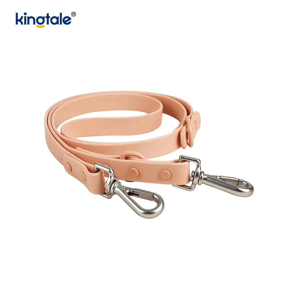 Anpassad moderiktig lätt vattentät pvc hundsele koppelhalsband