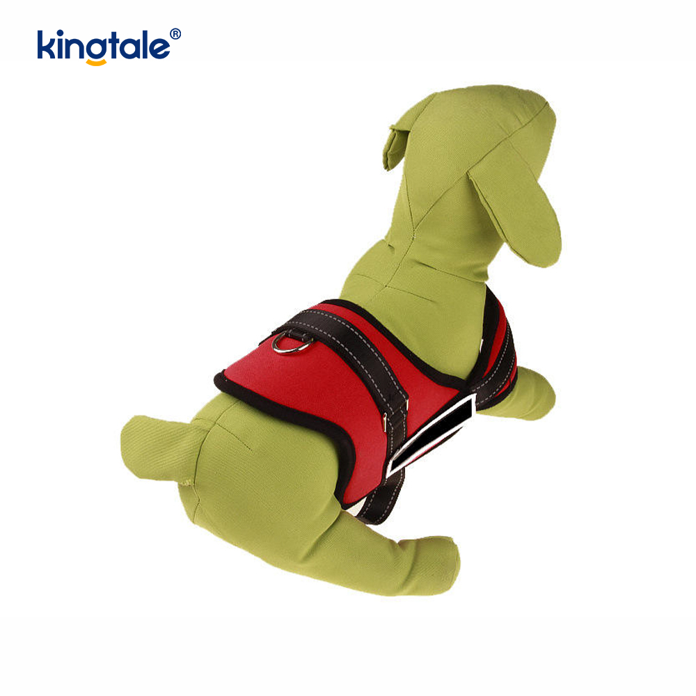No Pull Buckle Service Dog Sele för medelstora och stora hundar
