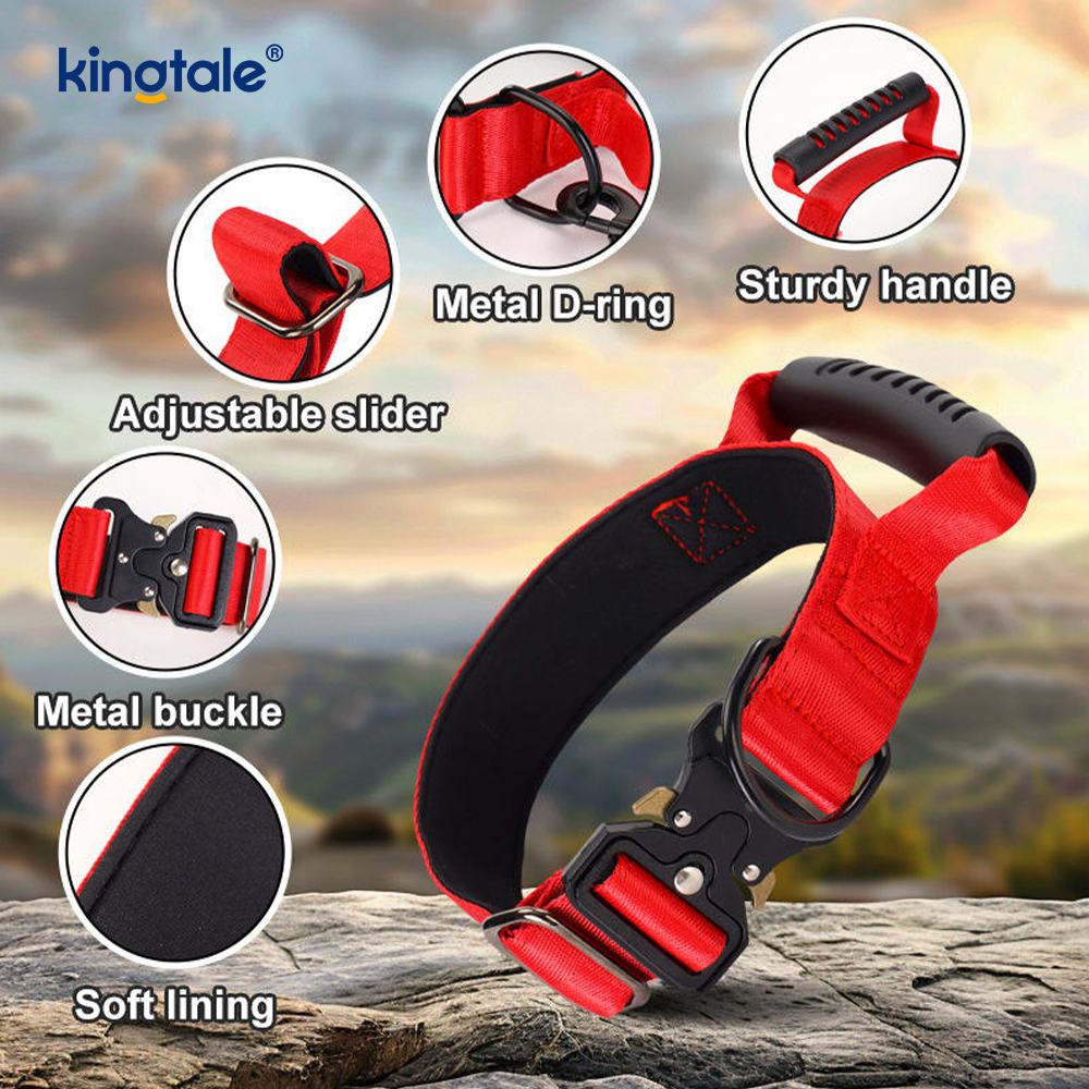 Taktisk träning Nylon kontrollhandtag Quick-Release krage