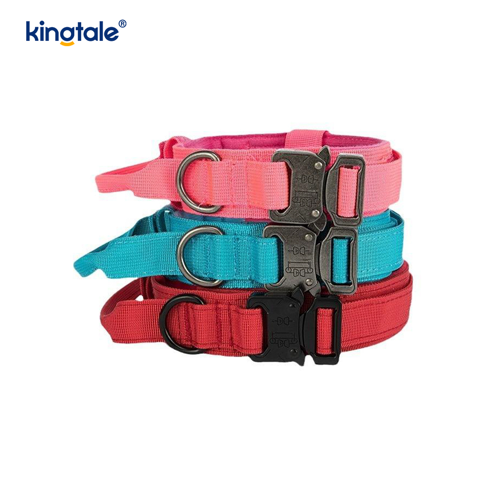 CutsomTraining nylon kontrollhandtag metall spänne krage
