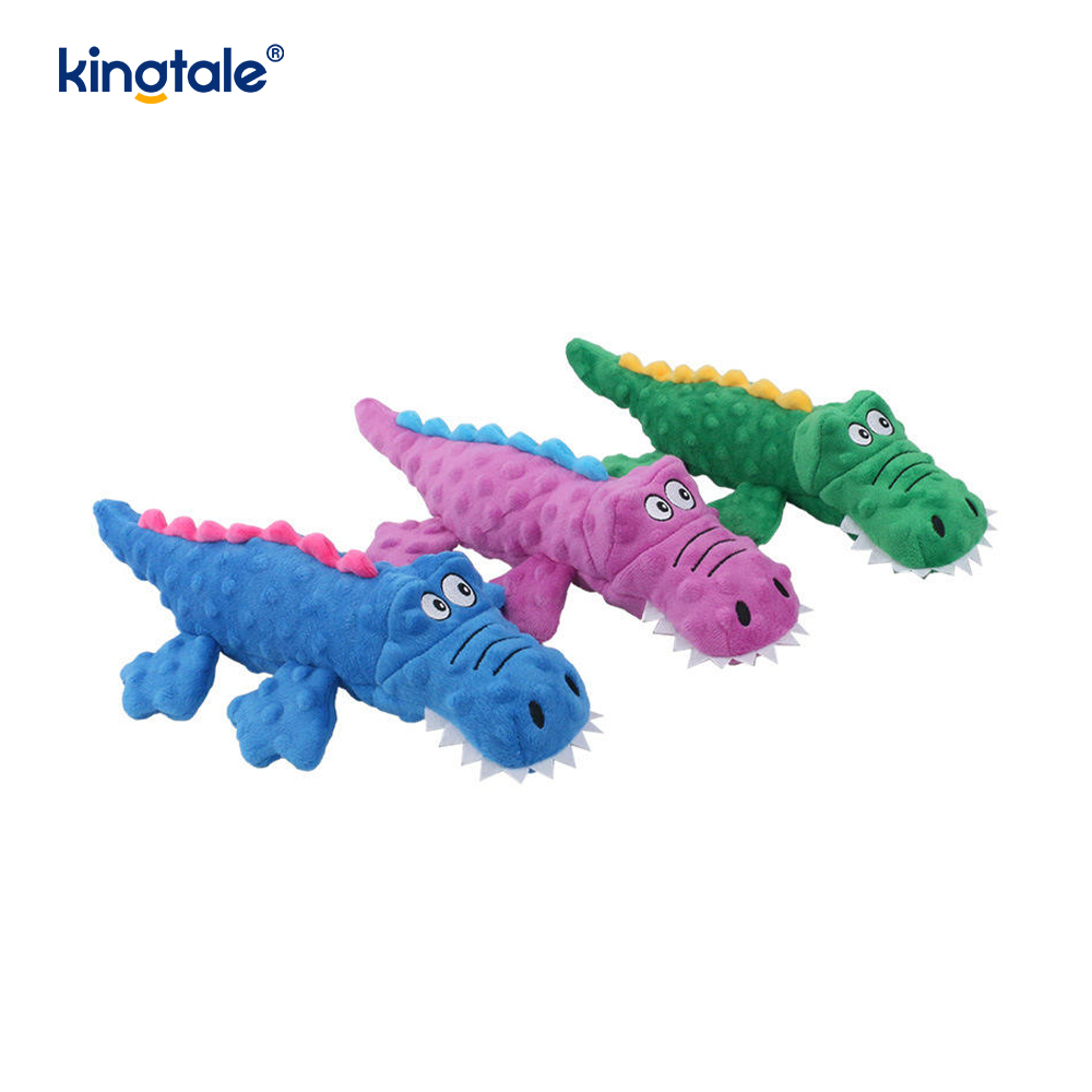 Crocodile Voice Plysch Pet Chew Toy för hund
