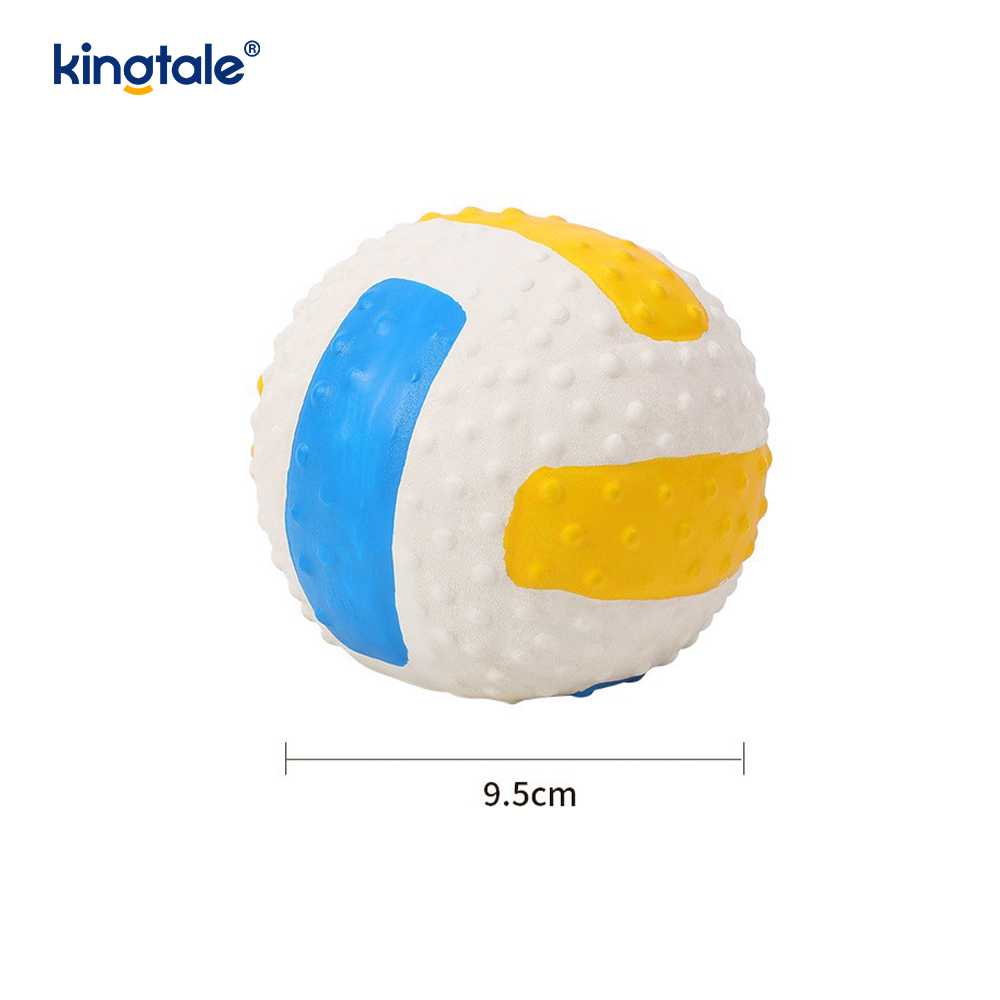 Latex Squeaky Pet Toys (fotboll, fotboll, volleyboll)