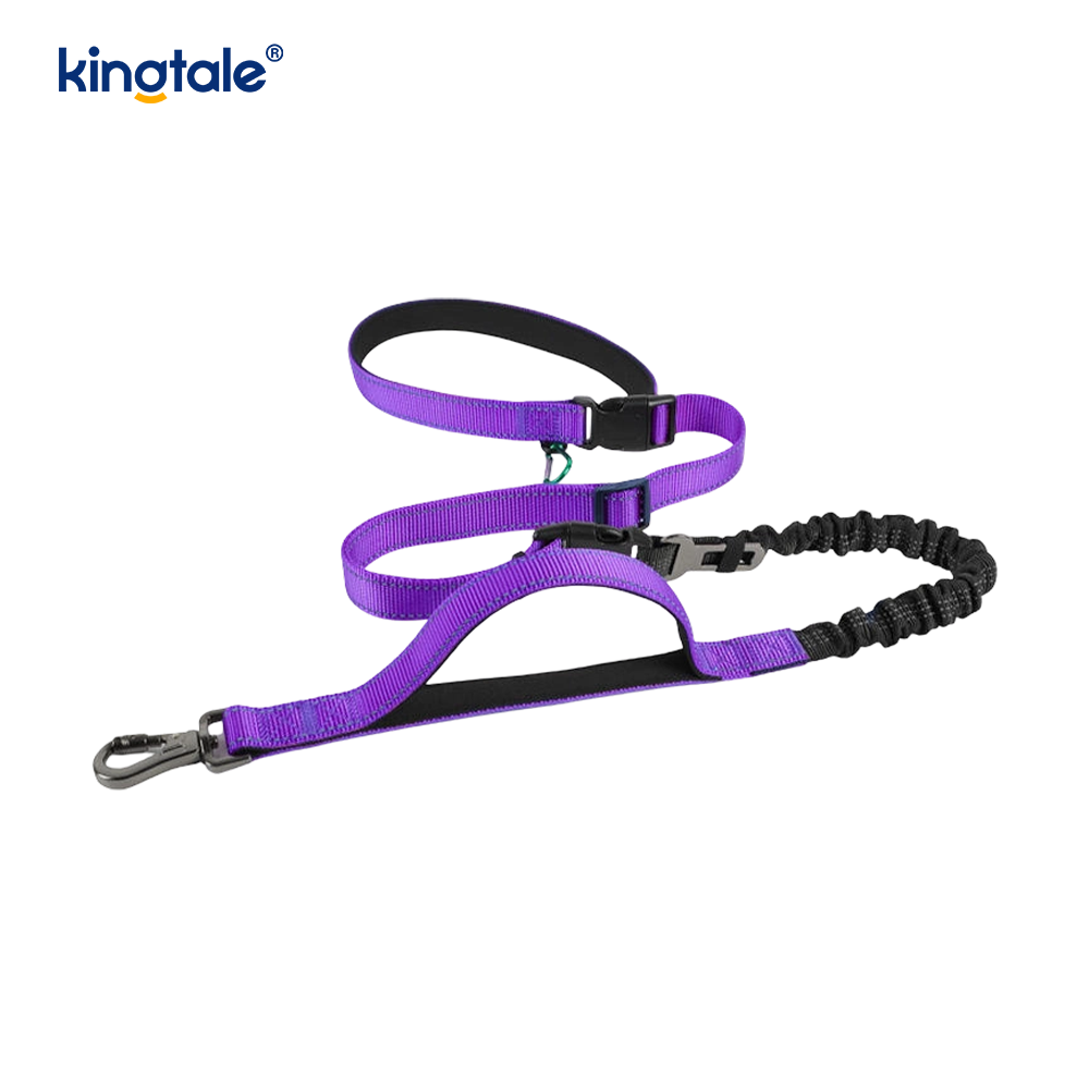 Reflekterande Crossbody Hands Free Hundkoppel Pet Halsband