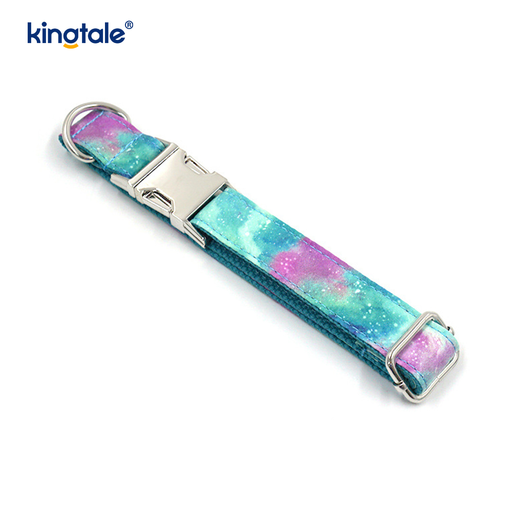 Drömmande Starry Sky Pet Halsband Amazon-stil hundhalsband koppel