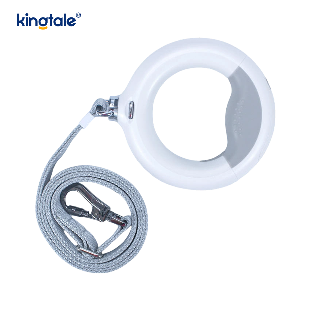 Infällbart koppel med LED hundpromenadkoppel Nylon dragrep