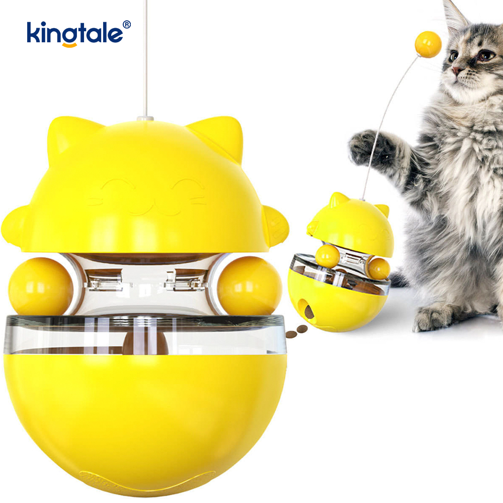 Interactive Cat Toy the Tumbler retar katten och missar bollen Ny kattleksak