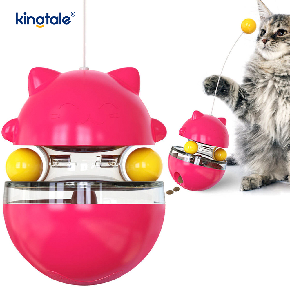 Interactive Cat Toy the Tumbler retar katten och missar bollen Ny kattleksak