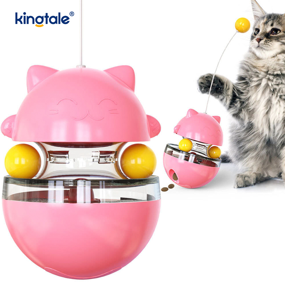 Interactive Cat Toy the Tumbler retar katten och missar bollen Ny kattleksak