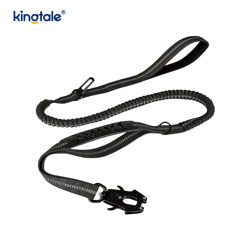 Reflekterande nylon säkerhetskoppel Elastisk buffert Solid hundbilbarnstol
