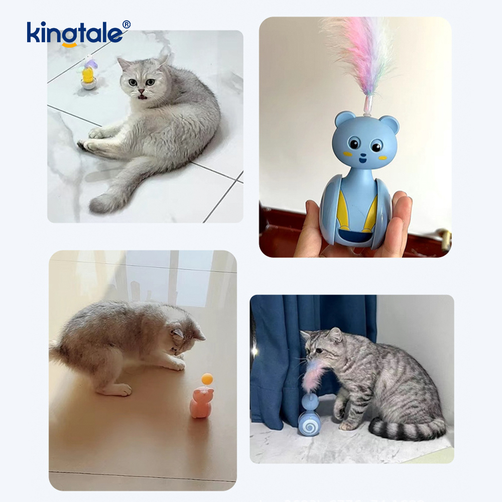 Leksaker Kattunge Leksaker Elektroniska kattleksaker Interactive Flopping Tease