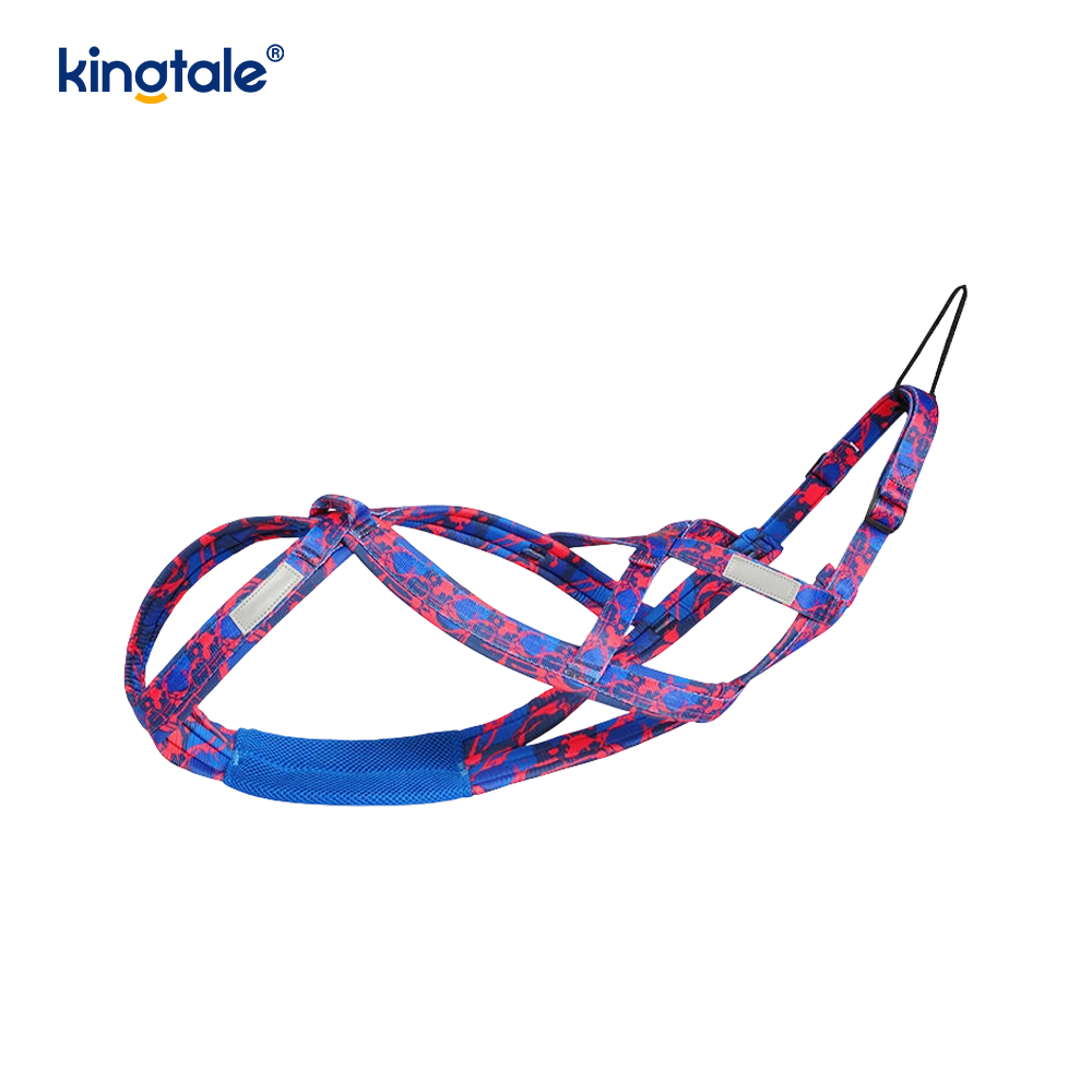 Dog Pulling Husky Mushing Harness X Ryggsele för hundar